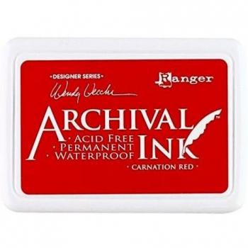 Wendy Vecchi Designer Series Archival Ink Pad-Carnation Red