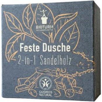 Bioturm Champú y Gel de Ducha Sólido 2 en 1 con Aroma a Sándalo, 100g