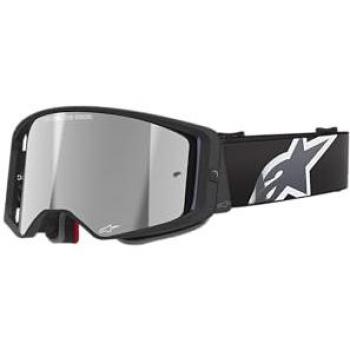 Alpinestars Supertech Corp Absolute Vision Stripe Mirror Motocross Goggles - Black Grey - Unisex Size