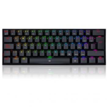 Redragon - Dragonborn Teclado Mecánico Gaming Switch Marrón RGB Negro - Layout España