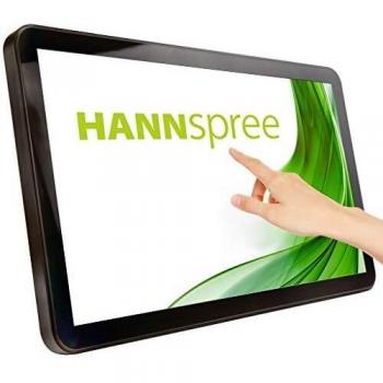 Monitor LED Touchscreen Hannspree HO325PTB 31.5 Full HD 1920x1080, 8 ms, marco abierto, HDMI y DisplayPort, altavoces integrados, negro