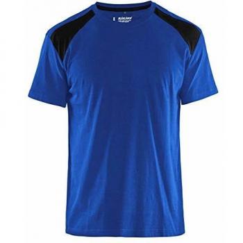 Blaklader Two-Tone Work T-Shirt Blue/Black Size L