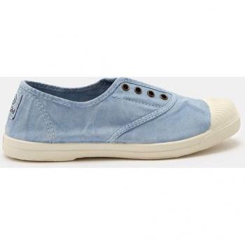 Natural World - Zapatillas de lona azules con cierre elástico (niños)