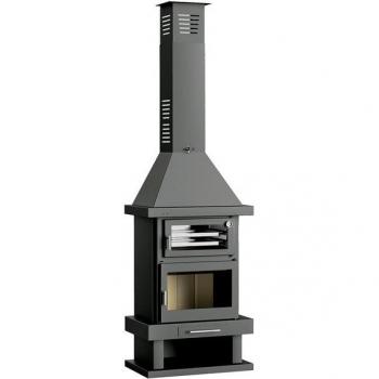 Chimenea de Leña Frontal con Horno Modelo C-300H 11 kW Eco