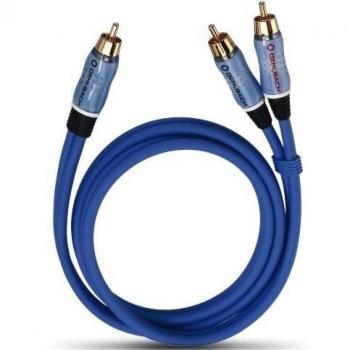 Oehlbach Booom! - Cable para subwoofer de 3 m, Azul