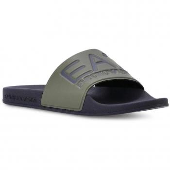 Chanclas Verdes para Hombre Armani EA7 Maxilogo