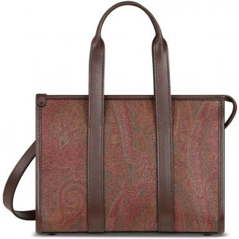 Etro Women's Small Bauletto Arnica Clutch Bag in Brown | Size UNI | WP1A0009AA001M0019