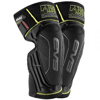 EVS Sports Rodillera TP199 Lite Negra, tipo: rodillera, características: ligera, diseño negro, tamaño pequeño/mediano
