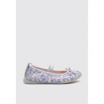 Pablosky - Bailarinas de niña con elástico, Mocasín plano azul para niña, modelo 351050, talla 32