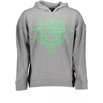 Plein Sport XXL Gray Cotton Sweatshirt