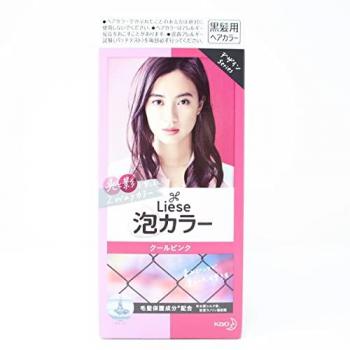 KAO Liese Cool Pink Hair Color Foam for Black Hair 108ml