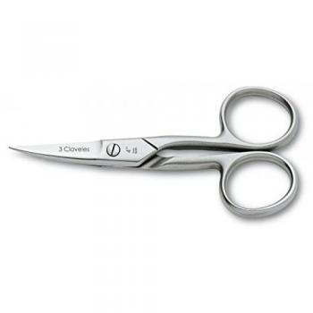 Tijera de Uñas Curva Inox 4'' 10cm 1ud