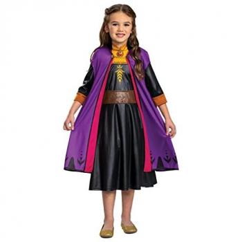 Disfraz Infantil Anna de Frozen - Vestido de Viaje 3 Piezas (104 cm)