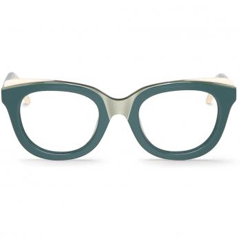 Mr. Boho Roz LACCR23-00 Women’s Eyeglasses Green Size 48 - Blue Light Block Available