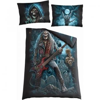 Spiral Gothic Multicolor Grim Rocker Bedding Set