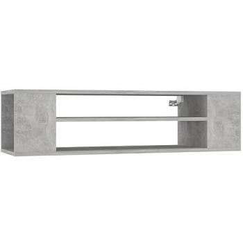 Mueble TV Multimedia Colgante de Madera Gris 100 x 30 x 26,5 cm