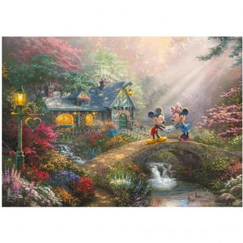 Puzzle Disney de Mickey & Minnie - Thomas Kinkade Studios (500 Piezas)
