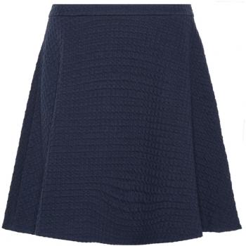 Emporio Armani Women's Blue Waffle Knit A-Line Skirt, Size 38 IT/2 US