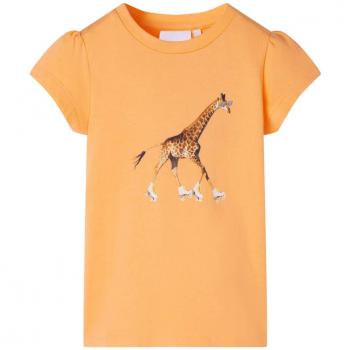 Camiseta infantil naranja 92