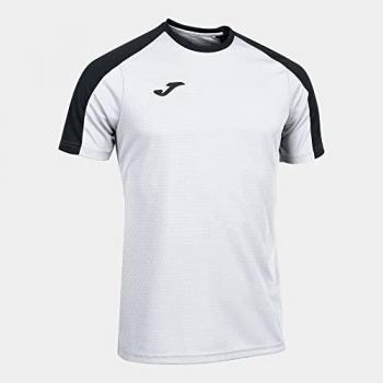 Camiseta manga corta hombre Joma Eco Championship blanco negro