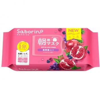 Saborino Morning All-in-one Mask N High Moisture Type Mixed Berry 30 pcs