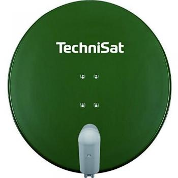 Parabólica Satman 850 Plus con LNB Unysat Quatro Verde