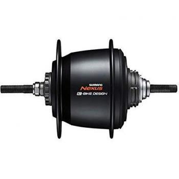 SHIMANO Di2 Nexus SG-C70505V 16G 187/36 - Buje de Cambio, Color Negro
