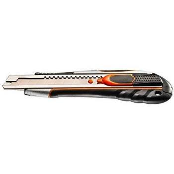 Cortador NEO TOOLS con hoja de 18mm y bloqueo de lama 63-050