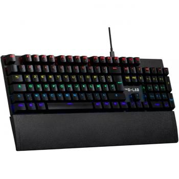 Teclado Bluetooth The G-Lab AZERTY Negro Francés