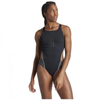 Bañador Adidas Mujer IL7275 Resistente Al Cloro Diseño Y-Back 3 Bandas en el Pecho