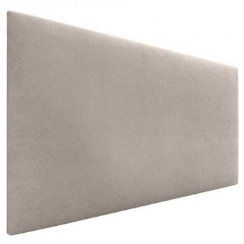 Cabecero Tapizado de Polipiel o Tela Aqualine Liso Beige 95x50cm para Camas de 70/80/90 cm - Dhome