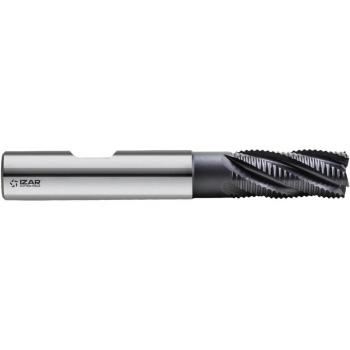 Izar 45535 Fresa Frontal Desbaste Fino PMX, TIALN-TOP, 6644, DIN 844 NR-F, 5Z, 10.00 mm Diámetro Corte