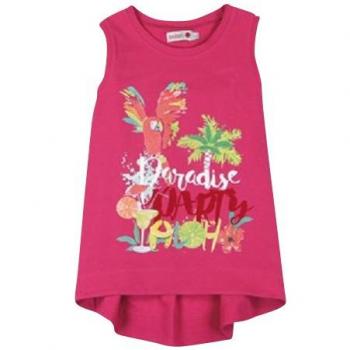 boboli 415112, Camiseta Sin Mangas para Niñas, Rosa