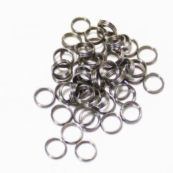 Scott Edward acero inoxidable Anillo de cañas para dardos de nailon para dardos cañas, 50 paquete