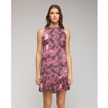 Niza - Vestido corto sin mangas con estampado paisley