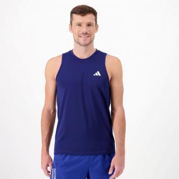 Adidas Men's Training Sleeveless T-Shirt - Dark Blue, Size L