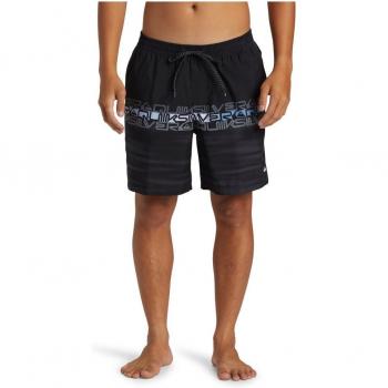 Bañador Quiksilver Everyday Wordblock Volley 17' negro para hombre - Talla M