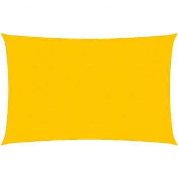 Toldo de vela HDPE amarillo 160 g/m² 2,5x4 m