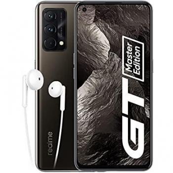 realme GT Master Edition Smartphone Libre, Qualcomm Snapdragon 778G 5G, Pantalla completa AMOLED Samsung de 120 Hz, Carga SuperDart de 65W, Cámara principal de 64MP, NFC, 8+256GB, Negro cosmos