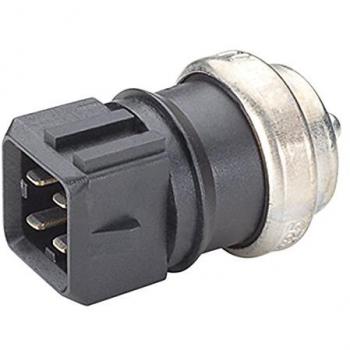 HELLA 6PT 009 309-551 Sensor, temperatura del refrigerante - 4polos - con material de montaje añadido