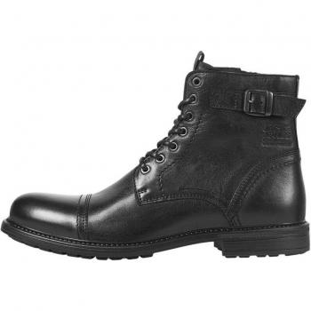 Botas Jack & Jones 12192762 Caballero Antracita, Botines Jack and Jones JFWShelby Leather Boot Anthracite Hombre