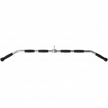 Barra Dorsal Softee Deportium Negra - Barra de entrenamiento para espalda, fabricada en material resistente, diseño ergonómico, fácil instalación, ideal para ejercicios de musculación y tonificación