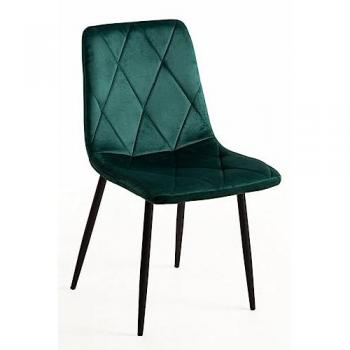Silla Comedor Lyke Terciopelo Verde
