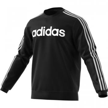 adidas E 3S Crew FL Sweatshirt, Hombre, Black/ White, 2XL