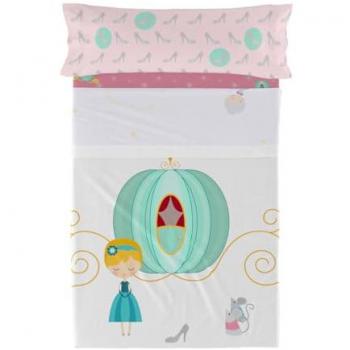 Juego de Sábanas HappyFriday Mr Fox Calabaza Multicolor 2 Piezas Cama 105