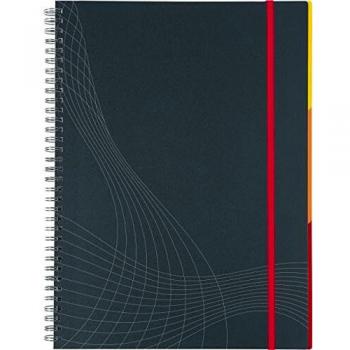 Avery 7017 - Cuaderno para apuntes A4, gris hojas cuadriculada