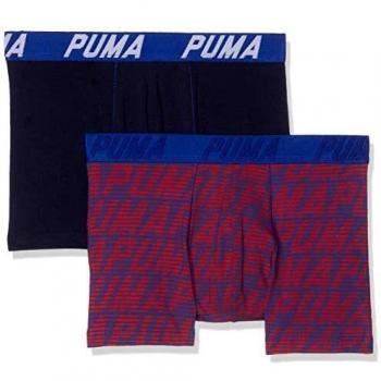 PUMA Optical Logo AOP Boxer 2p Culotte,