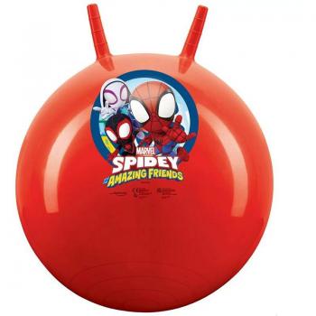 Pelota Saltarina Hinchable Marvel Spidey y su Superequipo 45-50 cm
