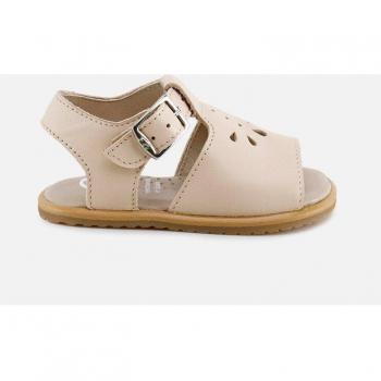 Sandalias picadas de piel para bebés