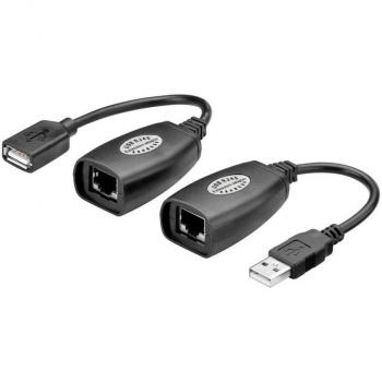 Cable de fibra óptica Toslink 3m y Prolongador USB 2.0 por UTP Cat.5